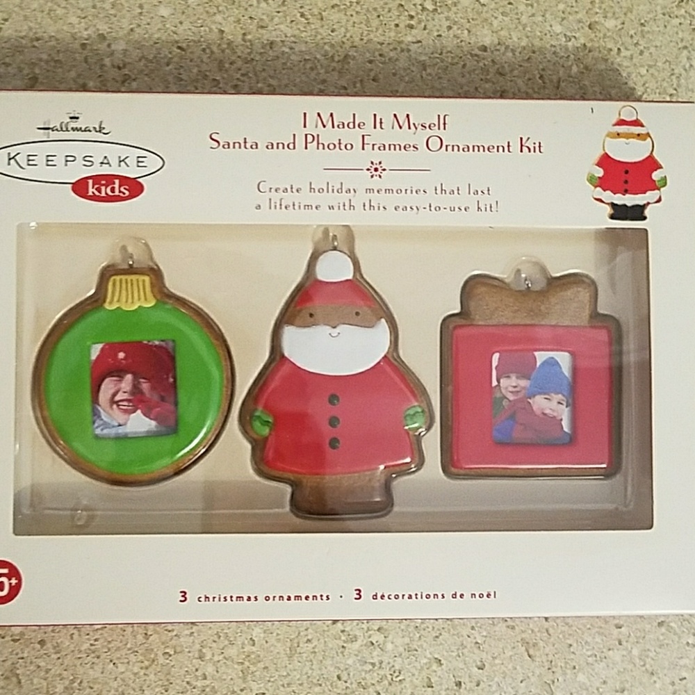 Hallmark Christmas photo ornaments